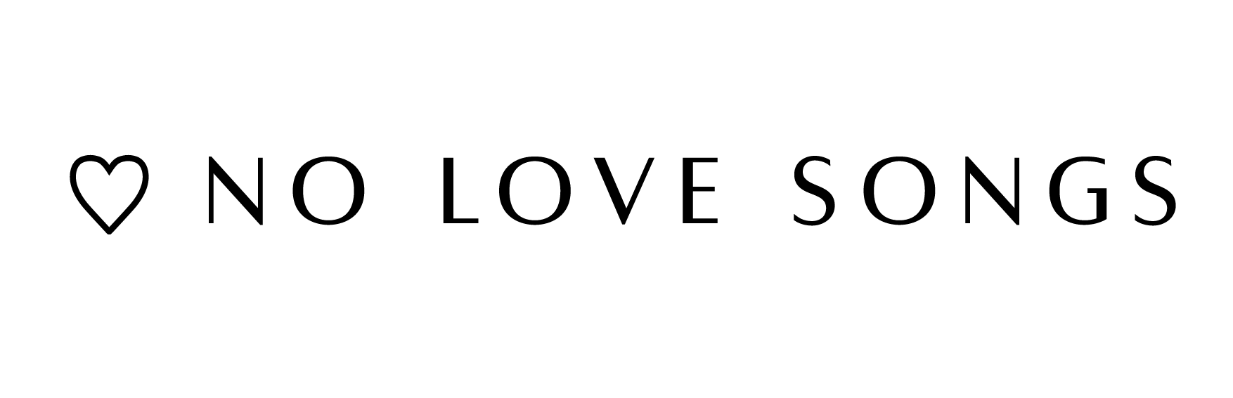 No Love Songs logo